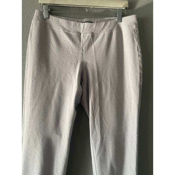 Eileen Fisher Stretch Crepe Slim Ankle Pants - Picture 4 of 6